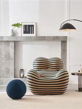 Load image into Gallery viewer, Striped Curved Chair
