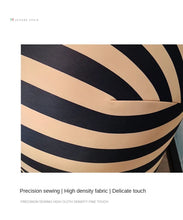 Load image into Gallery viewer, Striped Curved Chair
