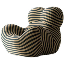 Load image into Gallery viewer, Striped Curved Chair
