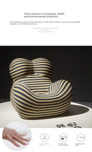 Load image into Gallery viewer, Striped Curved Chair
