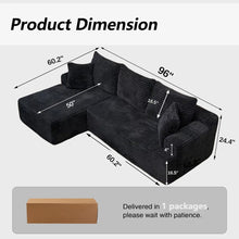 Load image into Gallery viewer, Boneless Sectional Sofa
