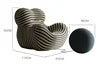 Load image into Gallery viewer, Striped Curved Chair

