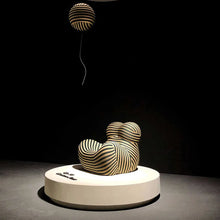 Load image into Gallery viewer, Striped Curved Chair

