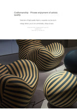 Load image into Gallery viewer, Striped Curved Chair
