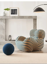 Load image into Gallery viewer, Striped Curved Chair

