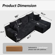 Load image into Gallery viewer, Boneless Sectional Sofa
