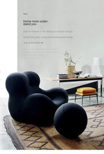 Load image into Gallery viewer, Striped Curved Chair
