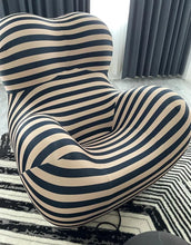Load image into Gallery viewer, Striped Curved Chair
