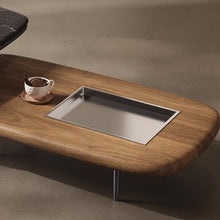 Load image into Gallery viewer, Telescopic Walnut Table
