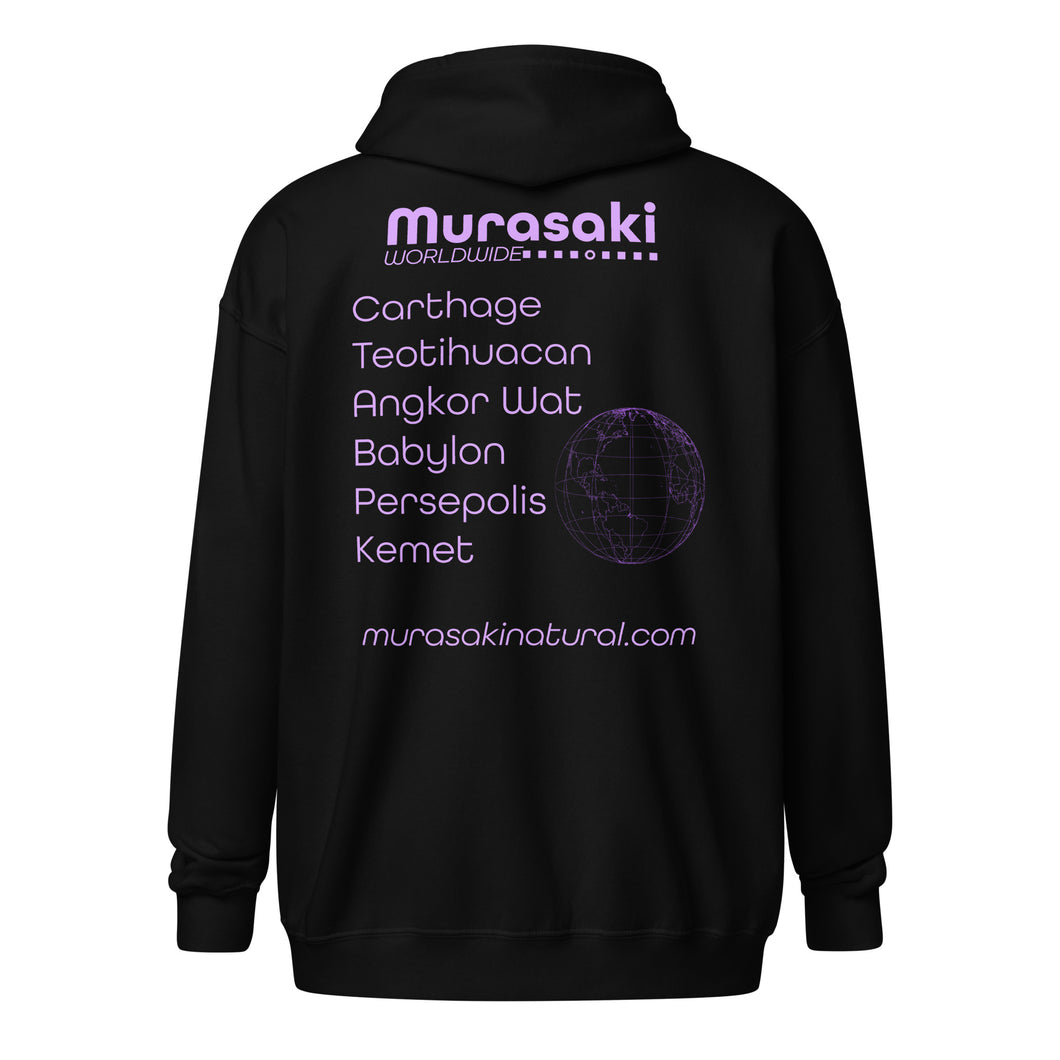 Murasaki Worldwide Unisex Heavy Blend Zip Hoodie