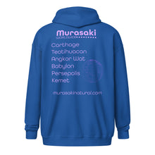 Load image into Gallery viewer, Murasaki Worldwide Unisex Heavy Blend Zip Hoodie
