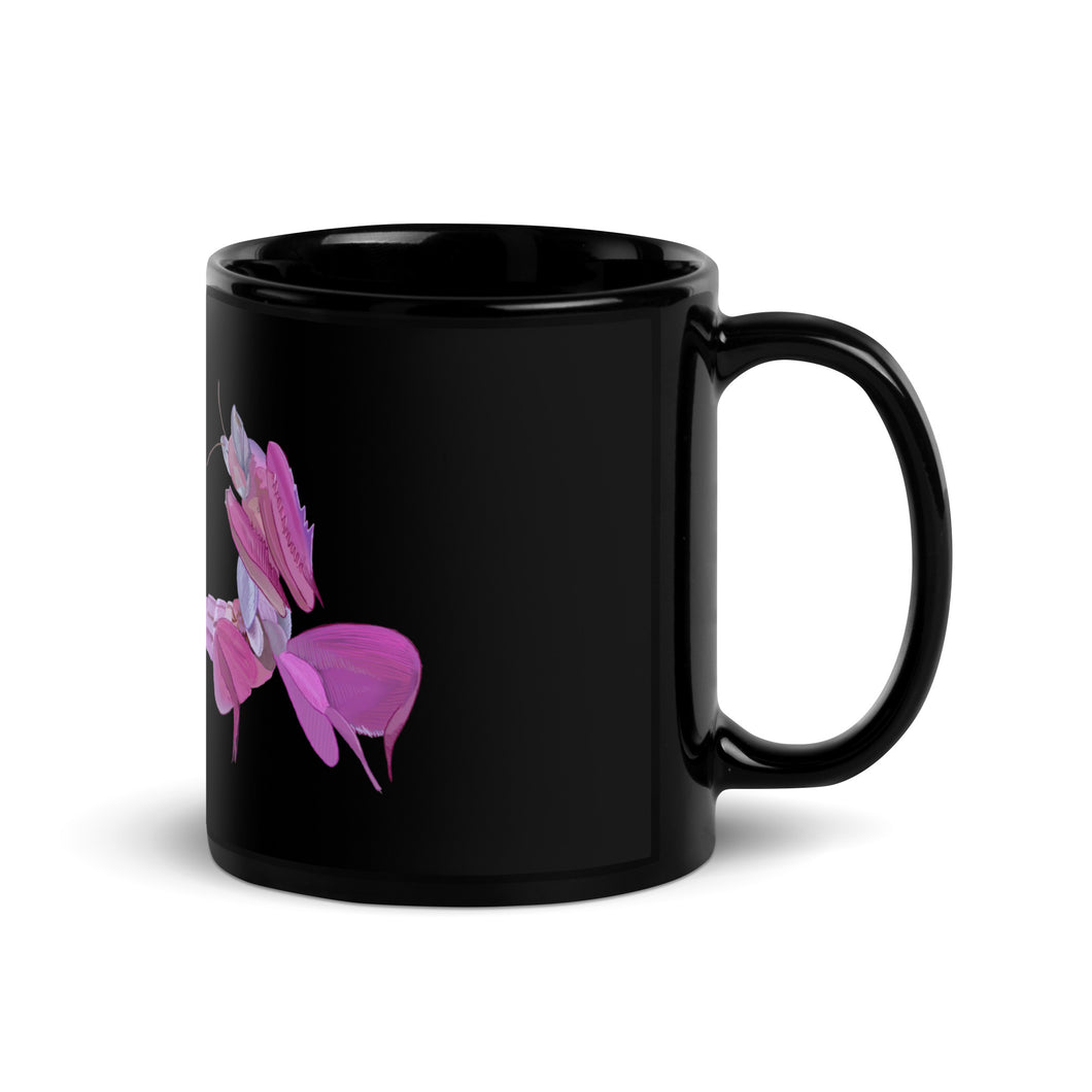 Mantis Black Glossy Mug