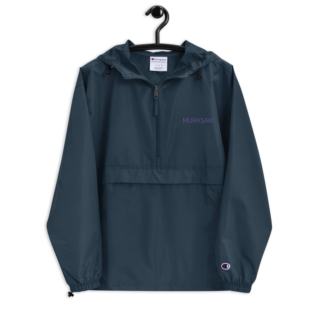 Murasaki Embroidered Champion Packable Jacket